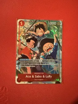 Ace & Sabo & Luffy (Alternate Art) OP13-007 Carrying On His Will Foil - Image 1