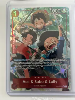 Ace & Sabo & Luffy (Alternate Art) OP13-007 Carrying On His Will Foil - Image 1