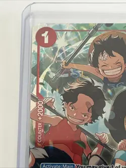 Ace & Sabo & Luffy (Alternate Art) OP13-007 Carrying On His Will Foil - Image 2