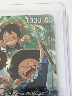 Ace & Sabo & Luffy (Alternate Art) OP13-007 Carrying On His Will Foil - Image 3