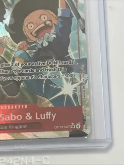 Ace & Sabo & Luffy (Alternate Art) OP13-007 Carrying On His Will Foil - Image 4