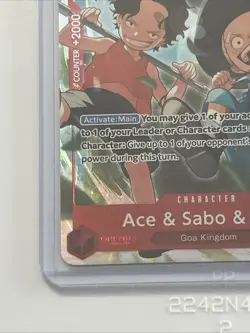 Ace & Sabo & Luffy (Alternate Art) OP13-007 Carrying On His Will Foil - Image 5