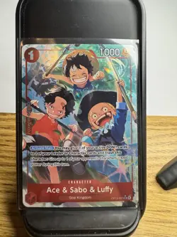 Ace & Sabo & Luffy (Alternate Art) OP13-007 Carrying On His Will Foil - Image 1