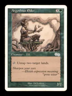 Argothian Elder LP Light Play Urza's Saga MTG [8921] - Image 1