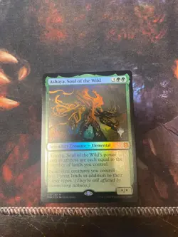 MTG Ashaya, Soul of the Wild Zendikar Rising Promos NM FOIL - Image 2