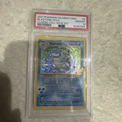 1999 Blastoise Holo Rare 2/102 Celebrations Pokemon TCG PSA 10 - Image 1