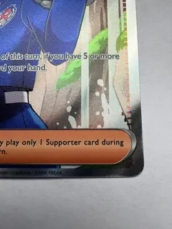 Pokemon TCG: 2025 Amarys Trainer 132/131 ULTRA RARE-Prismatic Evolutions - Image 3