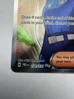 Pokemon TCG: 2025 Amarys Trainer 132/131 ULTRA RARE-Prismatic Evolutions - Image 4