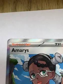 Pokemon TCG: 2025 Amarys Trainer 132/131 ULTRA RARE-Prismatic Evolutions - Image 5