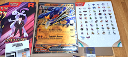 Pokemon DESTINED RIVALS Marketing Kit Top Loaders ~ Ethan's Ho-Oh ex Lenticular - Image 4