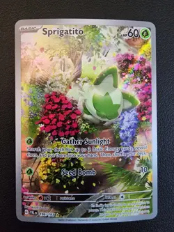 2023 Pokemon Paldea Evolved Sprigatito 196/193 NM - Image 1