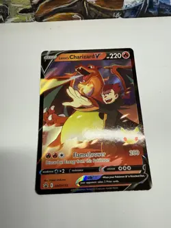 Pokemon - Lance's Charizard V - SWSH133 - Celebrations 25th - Black Star Promo - Image 2