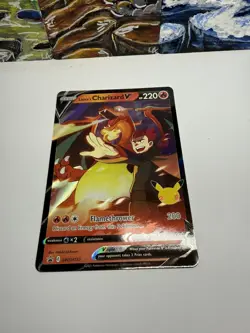 Pokemon - Lance's Charizard V - SWSH133 - Celebrations 25th - Black Star Promo - Image 3