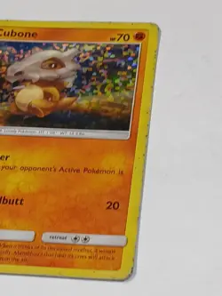 2018 Pokemon McDonalds Cubone 7/12 Confetti Holo Common MP - Image 3