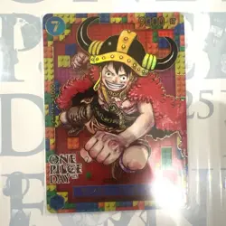 PreOr-ONE PIECE DAY’25 Limited Elbaph Premium Card promo-Luffy BANDAI Japan FS - Image 1