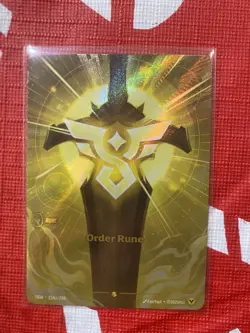 Alt Art Riftbound Order Rune Card Origins 214a/298 English League Of Legends - Image 1