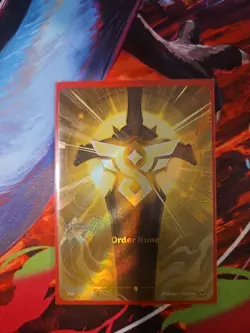 Alt Art Riftbound Order Rune Card Origins 214a/298 English League Of Legends - Image 1