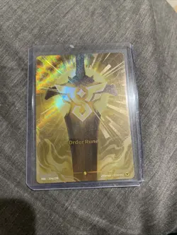 Alt Art Riftbound Order Rune Card Origins 214a/298 English League Of Legends - Image 1