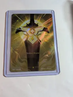Alt Art Riftbound Order Rune Card Origins 214a/298 English League Of Legends - Image 1