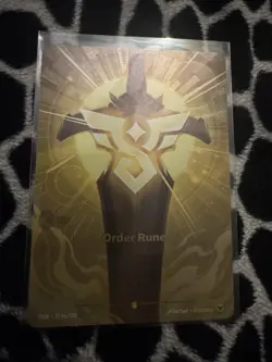 Alt Art Riftbound Order Rune Card Origins 214a/298 English League Of Legends - Image 1