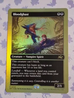mtg Aetherdrift - Bloodghast Borderless Foil rare R 0445 - Image 1