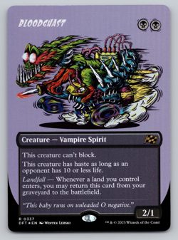 Bloodghast FOIL Borderless - MTG Aetherdrift - Image 1