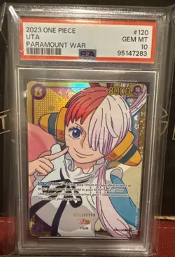 2023 UTA One Piece Paramount War OP02 #120 UTA PSA 10 GEM MINT - Image 1
