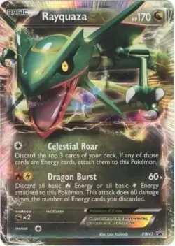 Rayquaza EX - BW47 - Pokemon Black & White Promo Ultra Rare Card NM - Image 1