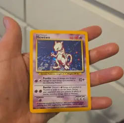 Pokemon - Mewtwo Holo - 10/102 - Base Set - Rare Card - Played - Image 2