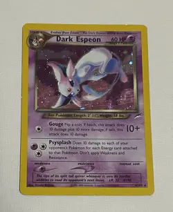 Dark Espeon Neo Destiny Pokemon 2002 Holo Rare Card 4/105 - Lightly Played - Image 5