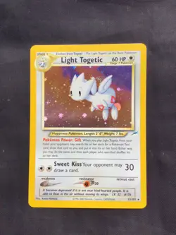 Pokemon Cards: Neo Destiny Rare Holo: Light Togetic 15/105 - Image 1