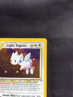 Pokemon Cards: Neo Destiny Rare Holo: Light Togetic 15/105 - Image 4