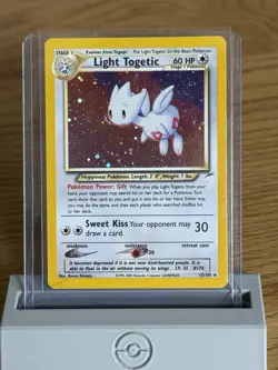Pokemon TCG Light Togetic Neo Destiny 15/105 Holo Rare Near Mint WOTC Vintage - Image 1