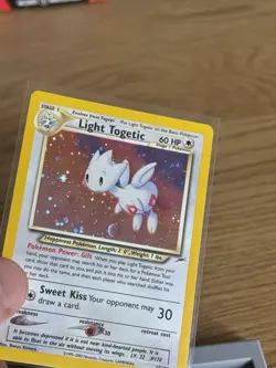 Pokemon TCG Light Togetic Neo Destiny 15/105 Holo Rare Near Mint WOTC Vintage - Image 5