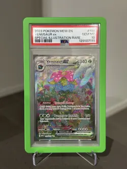 VENUSAUR EX 198/165 PSA 10 POKEMON 151 SPECIAL ILLUSTRATION RARE CARD ENGLISH - Image 1