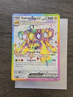 Galvantula ex 159/142 Full Art Ultra Rare Stellar Crown Pokemon TCG Near Mint - Image 1