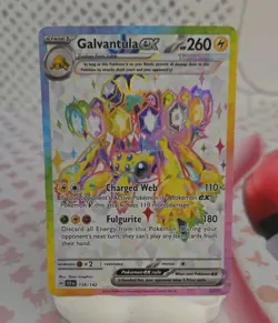 Pokemon TCG - Galvantula ex 159/142 - Stellar Crown - Holo Ultra Rare Card - Image 1
