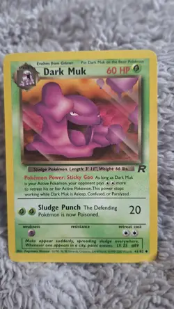Dark Muk 41/82 - Team Rocket Set - Uncommon Non-Holo - Vintage WOTC Pokemon Card - Image 1