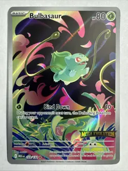 Bulbasaur - (Mega Evolution Stamped) 133/132 Miscellaneous Cards & Products Holo - Image 1