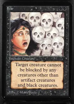 MTG Fear Alpha 1993 Magic Card - Image 1