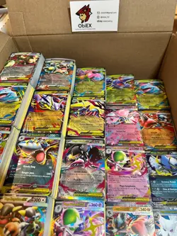 1000 Pokemon Card MEGA Bulk Lot - 500 HOLO + 500 Reverse +1 MEGA EX -Near Mint - Image 4