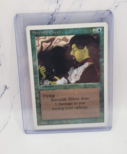Magic the Gathering Serendib Efreet Revised Edition - Image 1