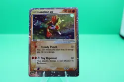 Hitmonchan ex - 98/109 Ruby & Sapphire Ultra Rare Holo SWIRL Pokemon - MP - Image 1