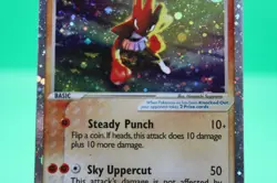 Hitmonchan ex - 98/109 Ruby & Sapphire Ultra Rare Holo SWIRL Pokemon - MP - Image 3