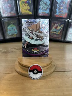 2000 Topps Pokemon Kabutops #141 Silver Foil TV Animation Series 3 NM BLUE LOGO - Image 1