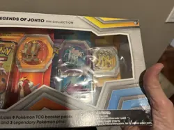 Pokemon Legend of Johto Pin Collection Box Set New Sealed Suicune Entei Raikou - Image 2