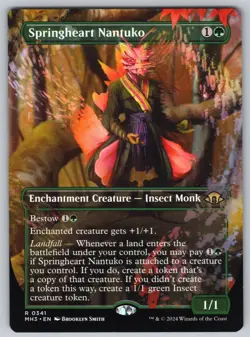 Springheart Nantuko (Borderless) R Modern Horizons 3 #341 NM Normal - Image 1