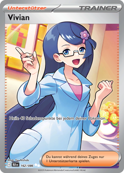 Pokemon Trainer Vivian Schwarze Blitze 162/086 - Image 1