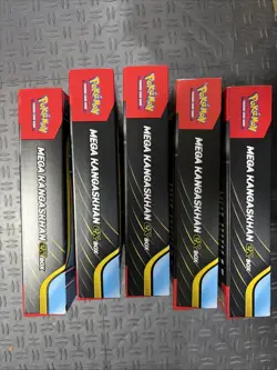 5x Pokemon Mega Evolution Mega Kangaskhan Ex Box Factory Sealed-20Packs - Image 3