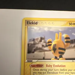 Pokemon Elekid Rare 23/115 EX Unseen Forces Regular Basic 50 HP 2005 - Image 5